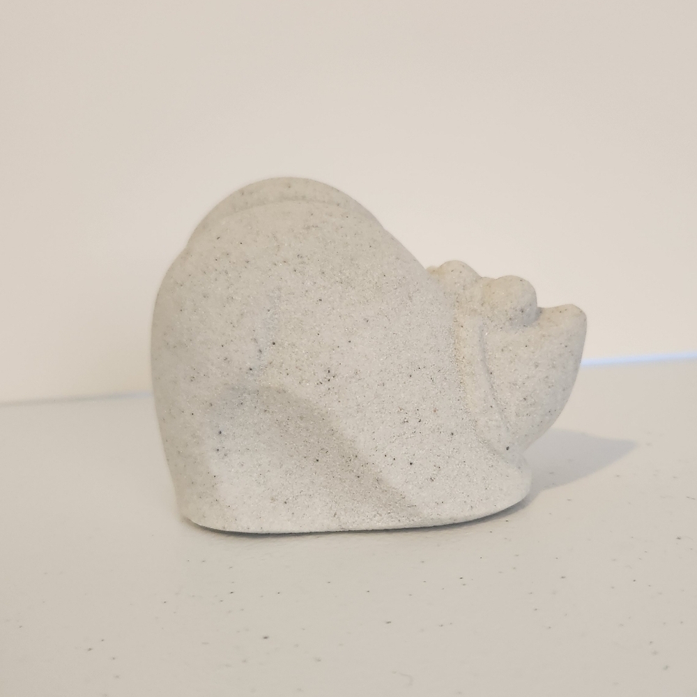 Vintage Marbell Stone Art Museum Belgium 3" Modern Marble Cat Sculpture Figurine - Picture 2 of 7